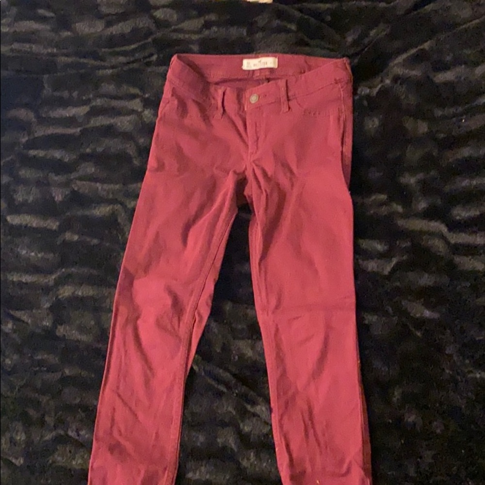 MARRON HOLLISTER SKINNY JEANS